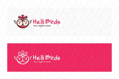 Helli Birds - Cute Birds Stock Logo Template