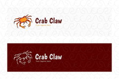 Crab Claw - Sea Creature Stock Logo Template