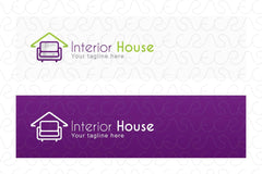 Interior House - Furniture & Furnishings Stock Logo Template
