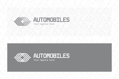 Automobiles - Metal Object Abstract Stock Logo Template 