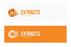 Extracts - Unprocessed Food & Drinks Stock Logo Template