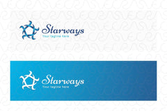 Star Ways - Abstract 3D Shape Stock Logo Template