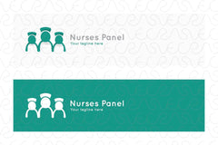 Nursing Panel - Medical Faculty Group Stock Logo Template