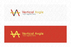 Vertical Angle - Typeface Stock Logo Template