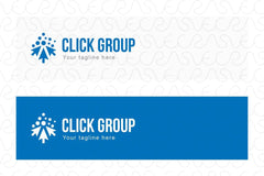 Click Group - Online Community Logo Template
