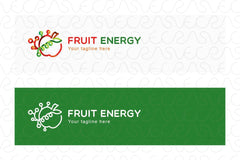 Fruit Energy  - Bio Electronic Production Stock Logo Template