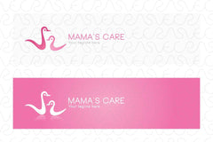Mama's Care - Duck & Duckling Stock Logo Template of Birds