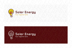Solar Energy - Power Ideas Stock Logo Template
