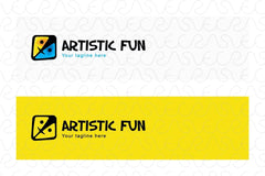 Artistic Fun - Entertainment & Media Abstract Stock Logo Template