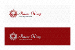 Power King - Wild Animal Lion Stock Logo Template