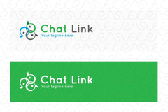 Chat Link - Stock Logo Template