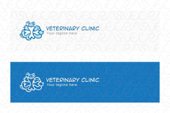 Veterinary Clinic - Pet Animal Hospital Stock Logo Template