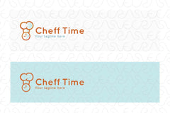 Chef Time - Food Channel Stock Logo Design Template