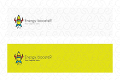 Energy booster - Abstract Rocket Stock Logo Template