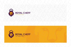 Royal Chef - Lion Animal Stock Logo Design for Restaurant