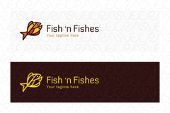 Fish-n-Fishes - Water Animal Abstract Stock Logo Template