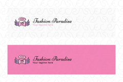 Fashion Paradise - Fancy Apparel Store Stock Logo Template