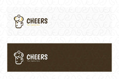 Cheers - Restaurant & Bar Stock Logo Template for Drinks