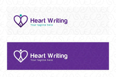 Heart Writing - Iconic Stock Logo Template