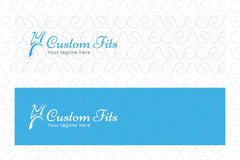 Custom Fits - Tailoring & Boutique Stock Logo Template