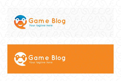 Game Blogger - Abstract Figurative Game Controller Stock Logo Template