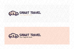 Smart Travel - Abstract Brain Stock Logo Design