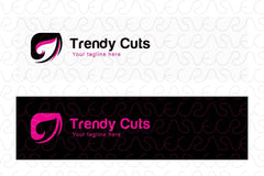 Trendy Cuts - Hair Saloon Stock Logo Template