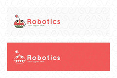 Robotics - Cute Illustrative Technical Gadget Stock Logo Template