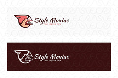 Style Maniac - Illustrative Comic Aggressive Face Stock Logo Template