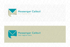 Messenger Callout - Messaging App Stock Logo Template