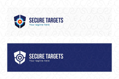 Secure Targets - Crest (Shield) Stock Logo Template for Security & Safety
