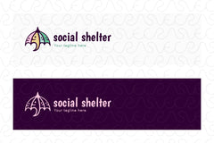 Social Shelter - Stock Logo Template for Community & Media