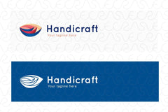 Handicraft - Craftsman Stock Logo Template for Handmade Craft & Pottery