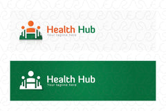 Health Hub - Fitness Group Stock Logo Design for Gym & Club