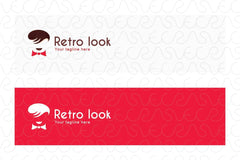 Retro Look - Mens Saloon Stock Logo Template