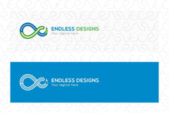 Endless Designs - Creative Infinity Symbol Stock Logo Design for Creative Graphics