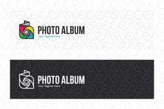 Photo Album Stock Logo Template