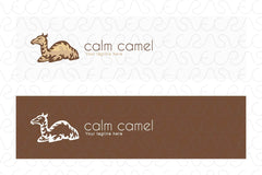 Calm Camel - Desert Animal Stock Logo Template 