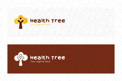 Health Tree - Abstract Figurative Nature Object  Stock Logo Template