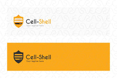 Cell Shell - Safety & Security Stock Logo Template Design