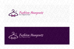 Fashion Hangouts - Designer Store Stock Logo Template Design