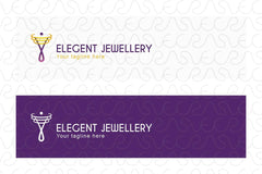 Elegant Jewellery - Creative Iconic Human Figure Stock Logo Template