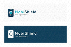 Mobi Shield - Mobile Guard Stock Logo Template