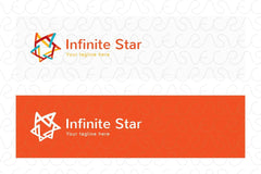 Infinite Star - Abstract Geometrical Design Stock Logo Template