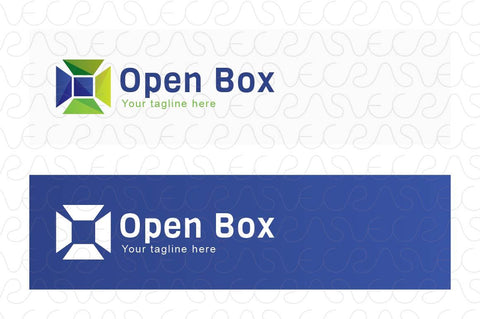 Open Box - Geometrical Shape Stock Logo Template