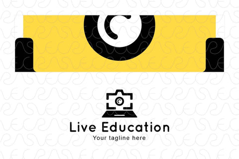 Live Education - Online Learning Tools Stock Logo Template