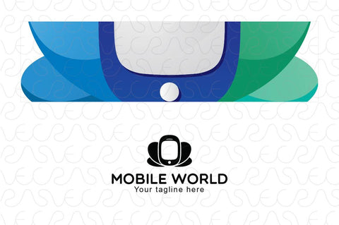 Mobile World - Cute Stock Logo Design for Mobile Store