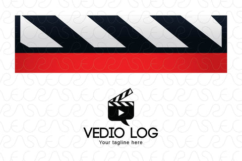 Video Log - Movie Production & Entertainment Media Stock Logo Template for Blog & Apps