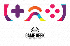 Game Geek - 3D Gaming Stock Logo Template for Blogs & Gadgets