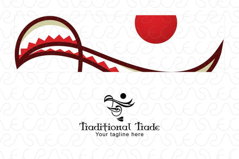 Traditional Trade - Abstract Creative Indian Women Face Stock Logo Template